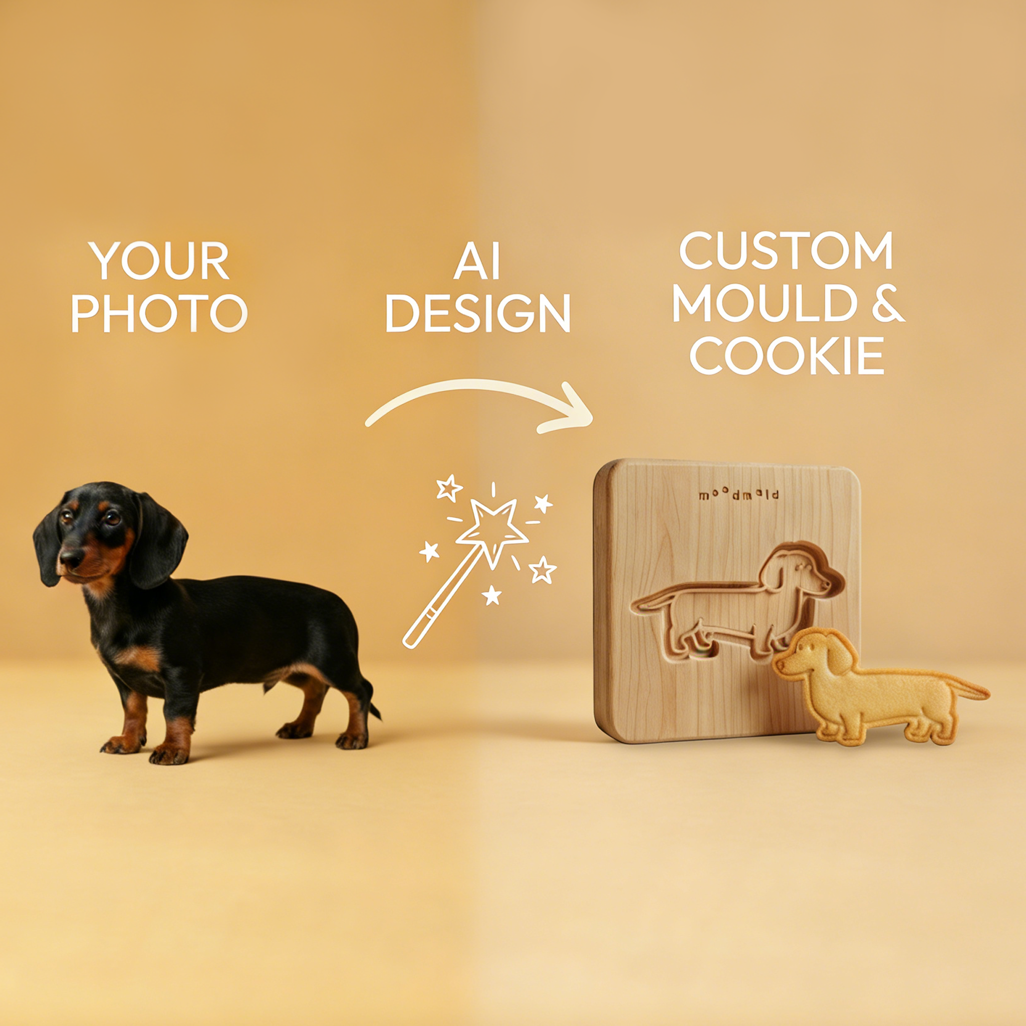 AI Custom Pet Cookie Mould